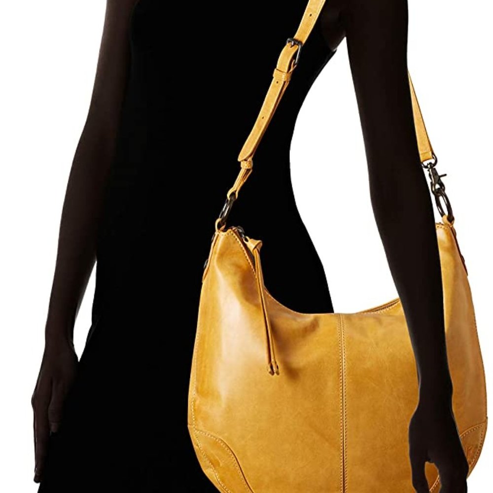 Frye Melissa Scooped Hobo Bag Sunflower